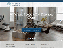 Tablet Screenshot of njlaserdentistry.com